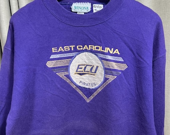 Vintage ECU East Carolina Pirates sweater size M ts02
