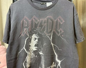 Vintage 00s ACDC shirt size L Rl07