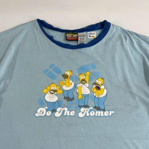 Vintage The Simpsons Do The Homer-shirt maat XXL, RL01