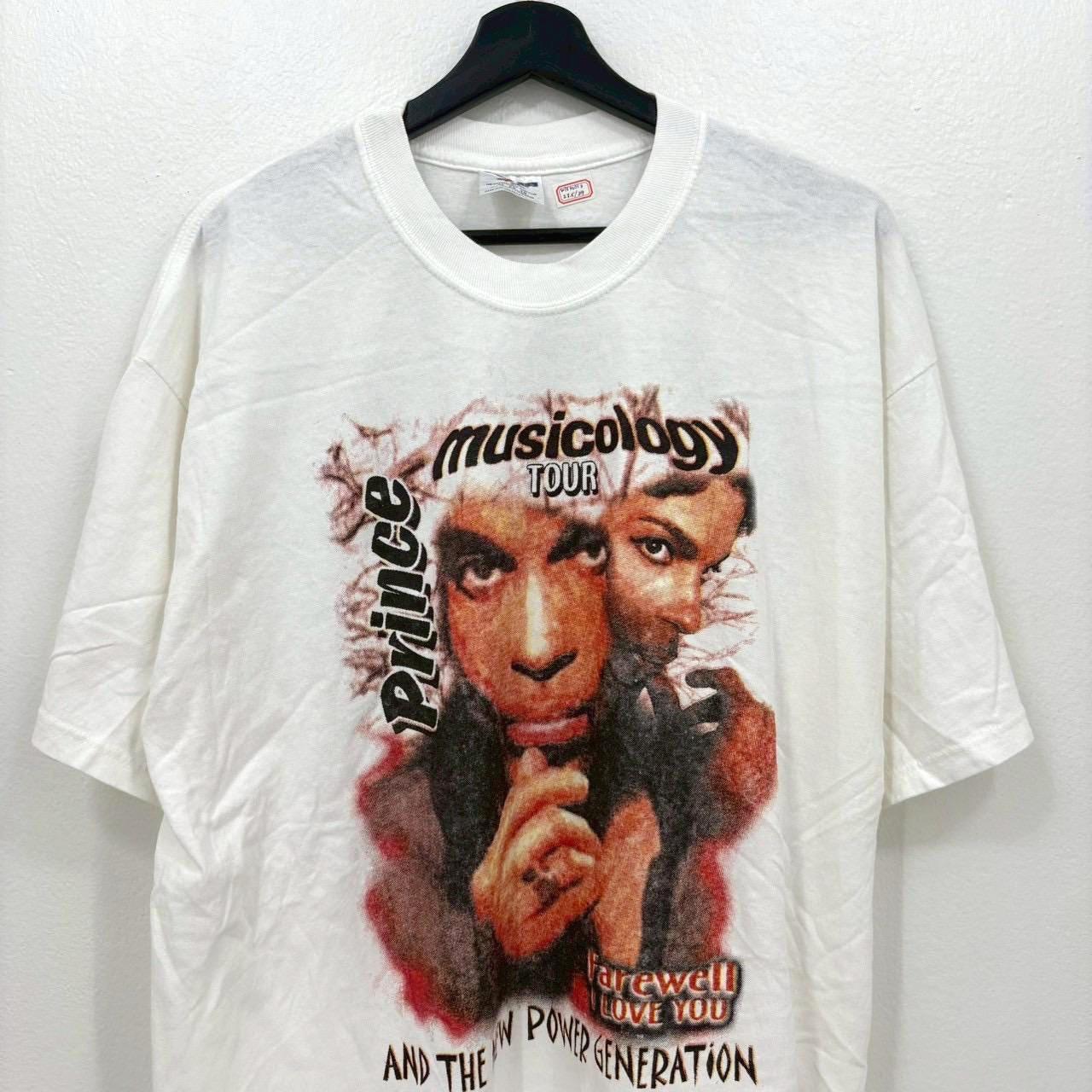 PRINCE MUSICOLGY TOUR Tシャツ プリンス vintdge Vintage Prince 2004 Musicology Tour Band T Shirt Mens Large