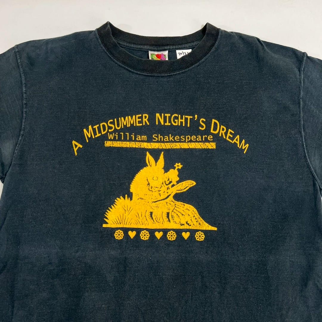 Vintage 00s A Midsummer Night's Dream William Shakespeare Shirt Size M ...