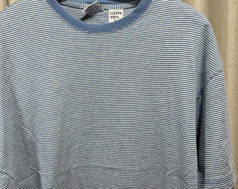 Vintage jaren 90 gestreept shirt maat M stt01