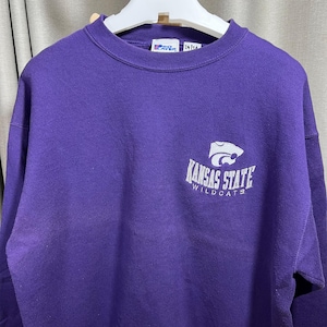 Vintage Kansas State Wildcats sweater size L ts02