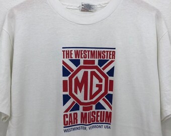 Vintage 1990's MG Car Company shirt size L wts01