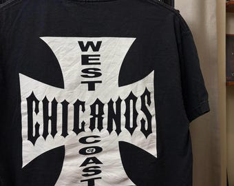 Vintage West Coast Chicanos shirt size L  RL10