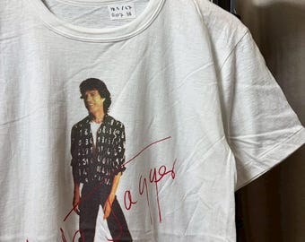 Vintage 1988s Rolling Stones MICK JAGGER Japan tour shirt size   M rl07