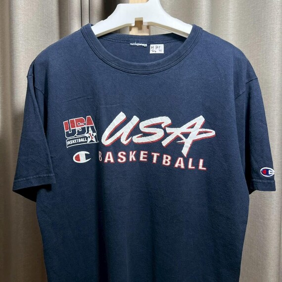 Vintage 00s Champion USA Basketball Dream Team Shirt Size M Tt02