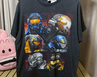Vintage 00s HALO Shirt size L rl06