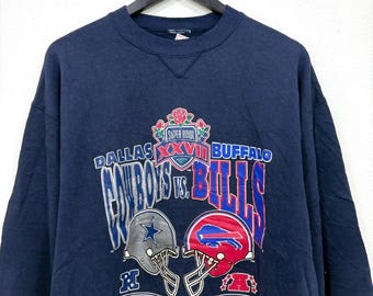 Vintage Dallas Cowboys vs Buffalo Bills sweater size M wsw05