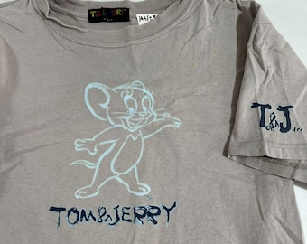 Vintage Tom & Jerry Cartoon Network shirt size L likes M  RL01