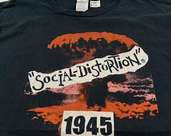 Vintage 2004 Social Distortion 1945 Album Promo Shirt size L  RL01