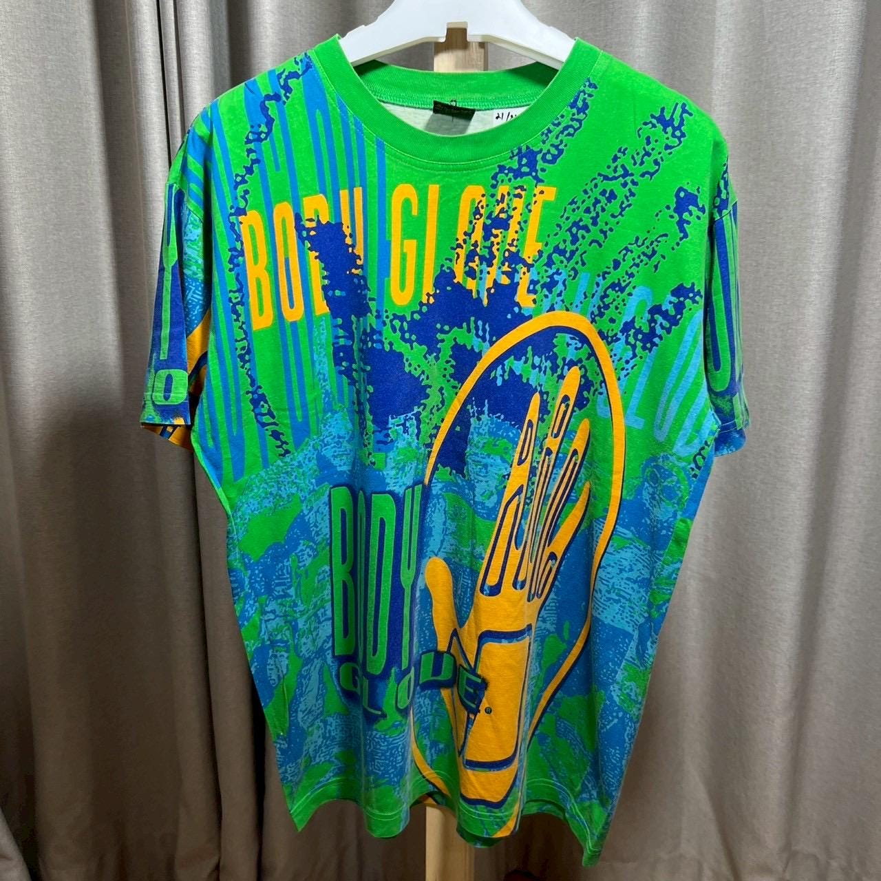 Vintage 90s Body Glove Surf Wear Full Print Shirt Size M-L RL03