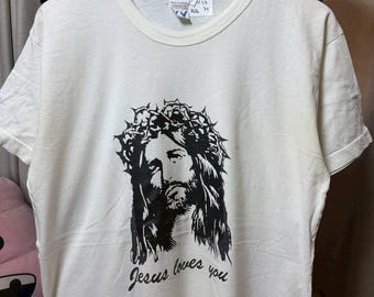 Vintage Jesus Love You shirt size L.  RL06