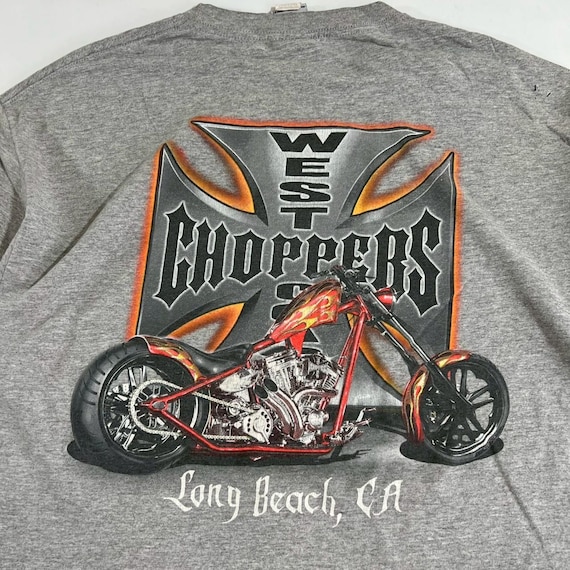 Vintage West Coast Chopper Long Beach Shirt Size XL RL01 - Etsy