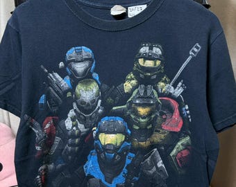 Vintage 00s HALO Shirt size M rl06