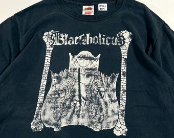 Vintage Blackholicus Shirt size M  RL01
