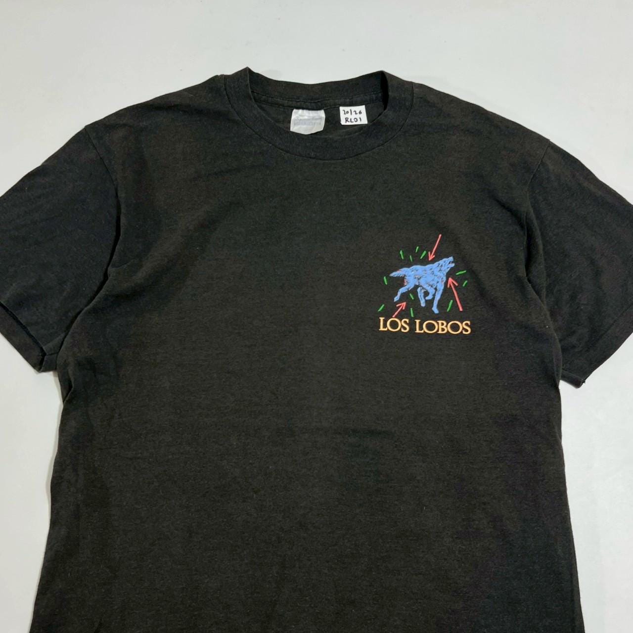 Vintage 1987s Los Lobos by the Light of the Moon Tour Band Shirt 