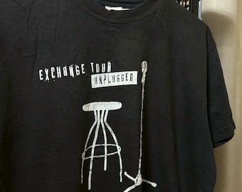 Vintage Exchange Tour Unplugged shirt size M-L rl07