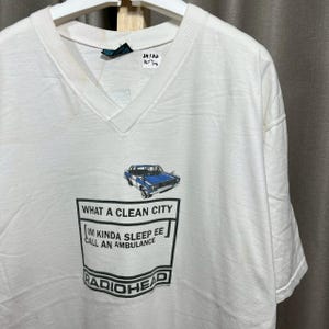 Vintage 1998s RADIOHEAD Ok Computer Tour shirt size XL RL02