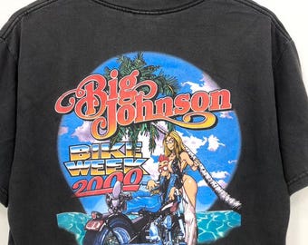Vintage Big Johnson Motorcycles 1999 T-shirt - Etsy