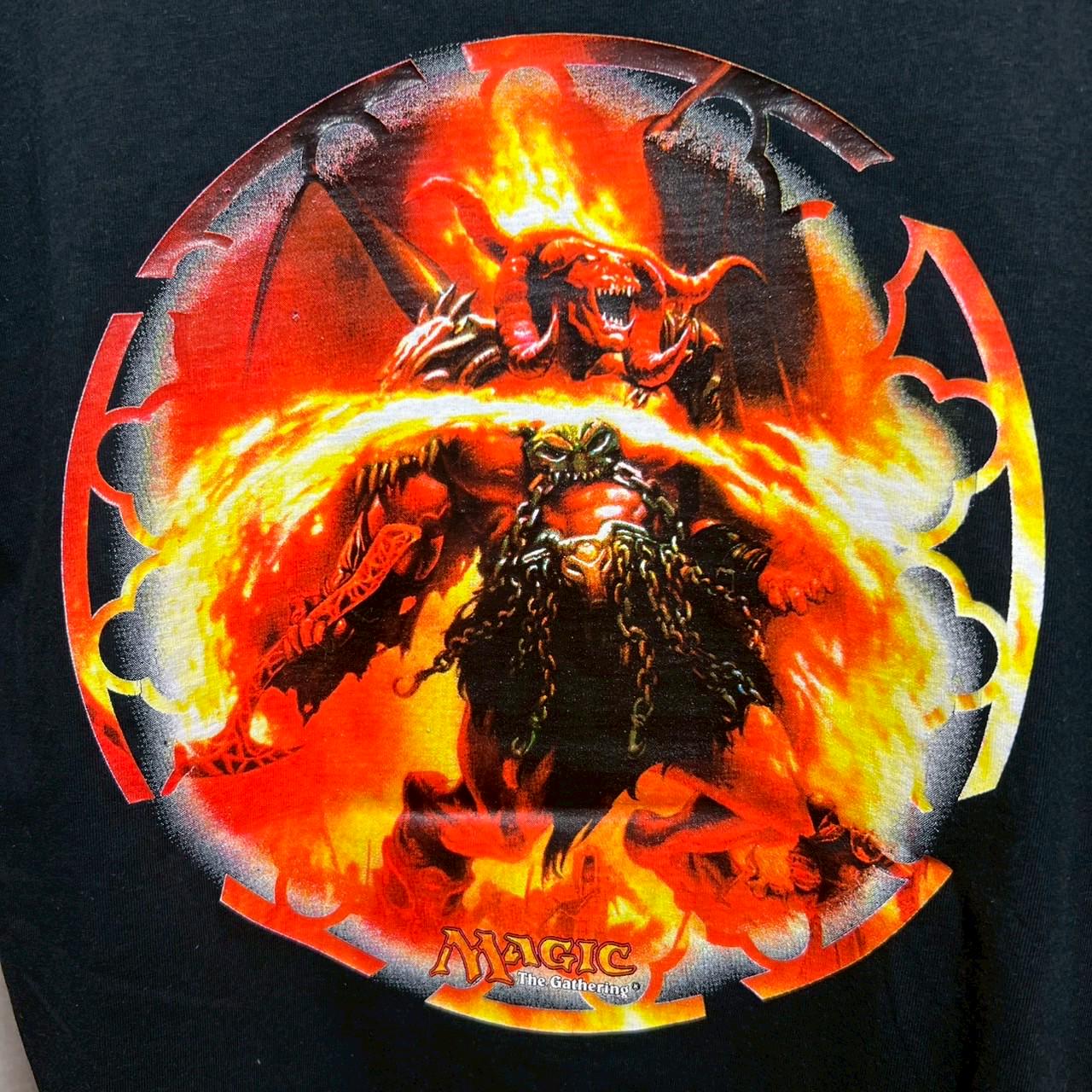 Vintage 00s Magic the Gathering DISSENSION PRERELEASE Shirt Size