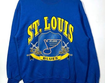 Vintage St Louis Blues sweater size L  ts03
