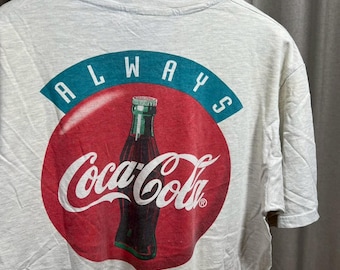 Vintage 90s Coca Cola Shirt Size M RL02 - Etsy