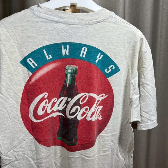 Vintage 90s Coca Cola Shirt Size M RL02 - Etsy