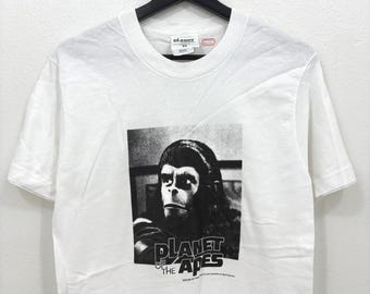 Vintage 90s Planet of the Apes Movie shirt size S wts02