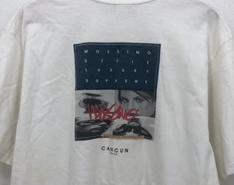 Vintage 90's Mossimo shirt Style Luxury Supreme CANCUN size M wts01