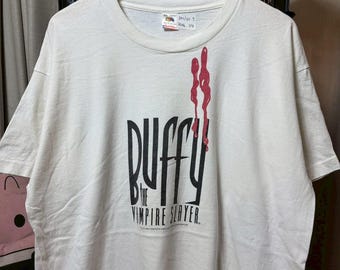 Vintage 90s Buffy The Vampire Slayer Movie Horror shirt size XL RL06