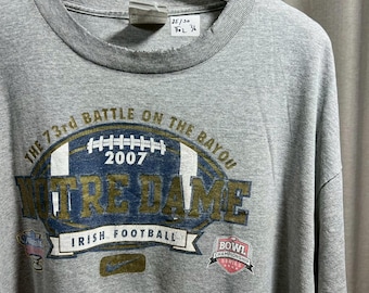 Vintage Notre Dame Irish long sleeve shirt size XL  tt02