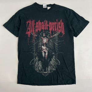Vintage All Shall Perish Band Shirt Size M RL01 - Etsy
