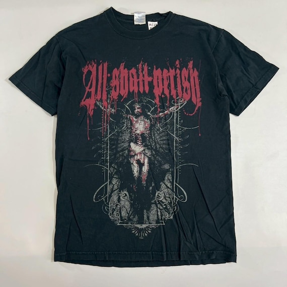 Vintage All Shall Perish Band Shirt Size M RL01 - Etsy Israel