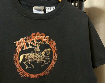 Vintage 00s Finch Band Hardcore Punk Shirt size M  RL07