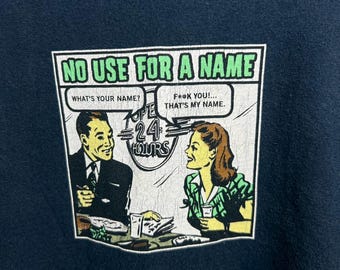Vintage 90s No Use for A Name Band Shirt Size M RL02 - Etsy