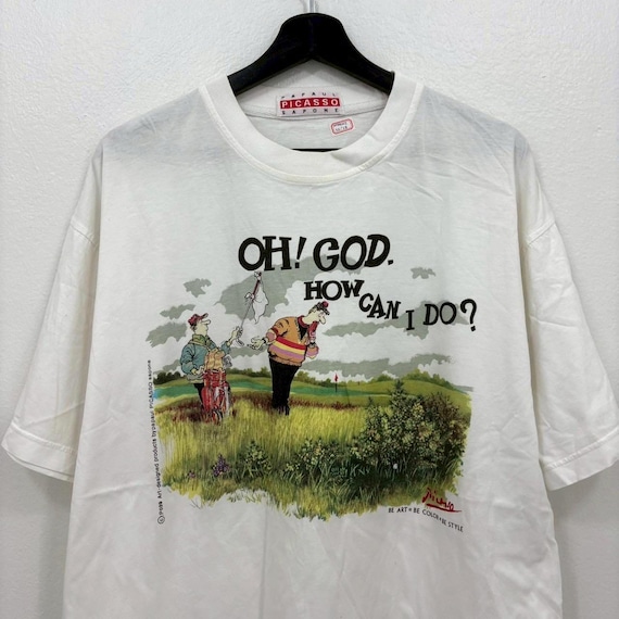 Vintage 90s Papaul Picasso Sapone Graphic Art Shirt Size L Wts02