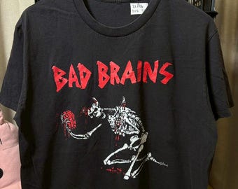 Vintage 00s BAD BRAINS Band shirt size M rl07
