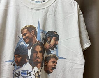 Vintage 2001s Backstreet Boys Black & Blue World Tour shirt size   L rl07