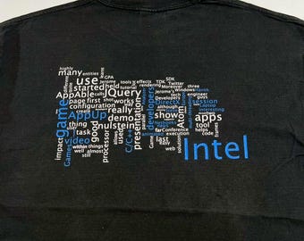 Vintage Intel Network shirt size L  RL01