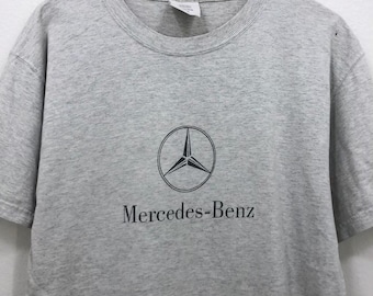 Vintage 00's Mercedes Benz shirt Big Logo wts01
