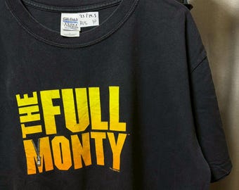 Vintage 00s The Full Monty Drop Everything Movie shirt size L RL06