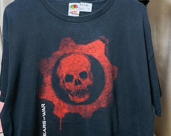 Vintage 00s Gears Of War  Shirt size XLd rl06