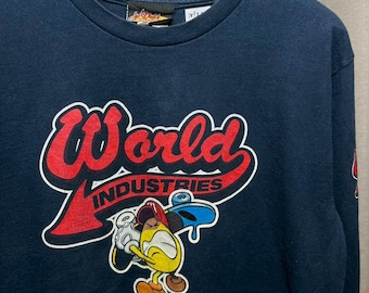 Vintage 90s World Industries Skateboard Shirt Size L RL03 - Etsy