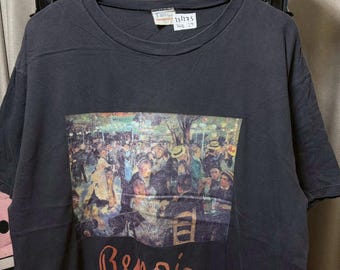 Vintage Renoir Paris Art shirt size XL rl06