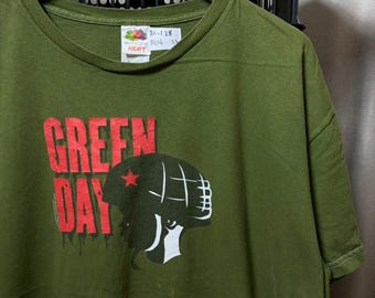 Vintage Green Day shirt size XL RL06