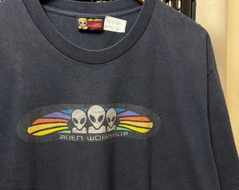 Vintage Alien WorkShop T-Shirt Größe XL Rl08