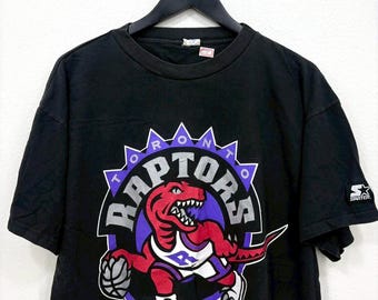 90年代ヴィンテージ トロント ラプターズ Tシャツ：ウェーブス