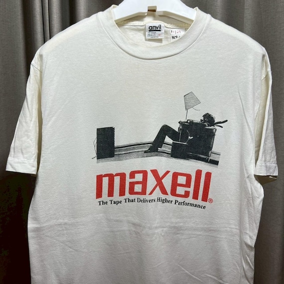 Vintage 90s MAXELL Shirt Size L RL03 - Etsy