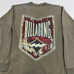 vintage Billabong Surf Wear chemise à manches longues taille M RL01